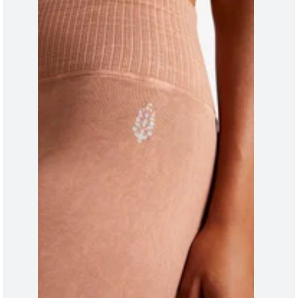Free People Good Karma Ribbed High Band Waist Size Medium